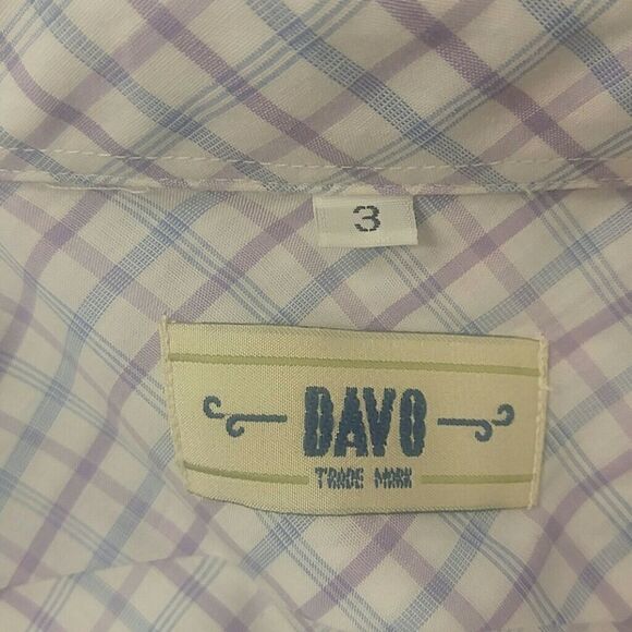 LADIES JR BUTTON DOWN COLLAR SHIRT BY DAVO 3 - Picture 5 of 5